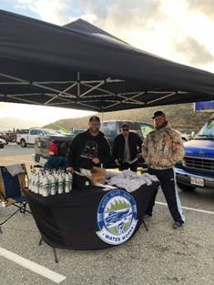 water boats bass team at diamond valley lake bass fishing tournament